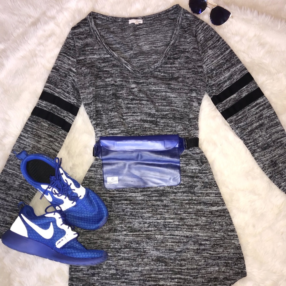 NWOT WET SEAL Grey Longsleeve Dress
